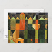 Carte Postale Klee - Ville des tours (Devant / Derrière)