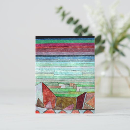 Carte Postale Klee - Vue sur le pays fertile (Debout devant)