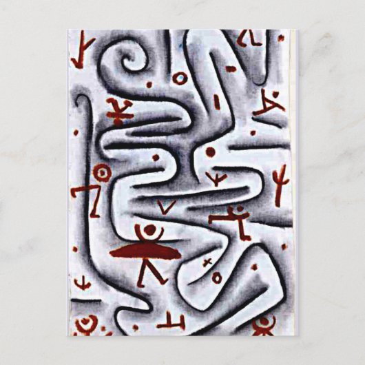 Carte Postale Klee - Zone des Esprits Hauts, (Devant)