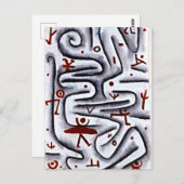 Carte Postale Klee - Zone des grands esprits (Devant / Derrière)