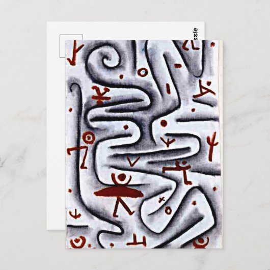 Carte Postale Klee - Zone des grands esprits (Devant / Derrière)