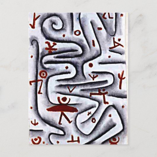 Carte Postale Klee - Zone des grands esprits (Devant)