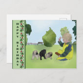 Carte Postale Kleine Möpse (Devant / Derrière)