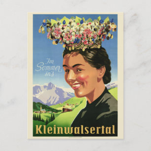 Carte Postale Kleinwalsertal Autriche Poster vintage