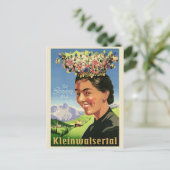 Carte Postale Kleinwalsertal Autriche Poster vintage (Debout devant)