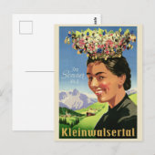 Carte Postale Kleinwalsertal Autriche Poster vintage (Devant / Derrière)