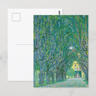 Carte Postale Klimt-Avenue dans le Parc des Beaux-Arts Schloss K