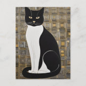 Carte postale Klimt Cat (Devant)