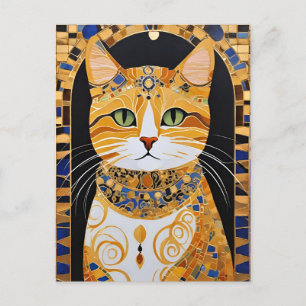 Carte postale Klimt Cat