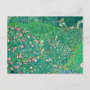 Carte Postale Klimt Floral Italien Paysage Art Nouveau