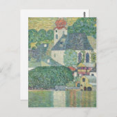 Carte Postale Klimt, Gustav Église à Unterach am Attersee 1916 (Devant / Derrière)