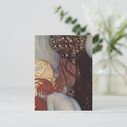 Carte Postale Klimt, Gustav Goldfische Goldfish Espa? ol : Carpa (Debout devant)
