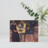 Carte Postale Klimt Gustav la musique (Debout devant)
