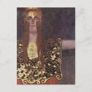 Carte Postale Klimt, Gustav Pallas Athena 1898 Technique ? l auf