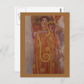Carte Postale Klimt hygeia (Devant / Derrière)