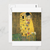 Carte Postale Klimt - Le Baiser (Devant / Derrière)
