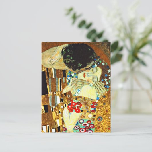 Carte Postale Klimt - Le baiser (Debout devant)