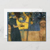 Carte Postale Klimt music (Devant / Derrière)
