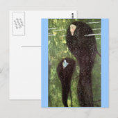 Carte Postale Klimt ~ Sirènes (Devant / Derrière)