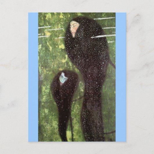 Carte Postale Klimt ~ Sirènes (Devant)