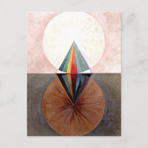 Carte Postale Klint - The Swan, no 12, oeuvre d'art abstraite