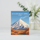 Carte Postale Klyoutchevskoï Sopka Russie (Debout devant)