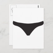 Carte Postale Knickers Briefs femmes (Devant / Derrière)