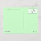 CARTE POSTALE KNIGHT LANCELOT, CHEVAL EN FORÊT VERTE (Dos)