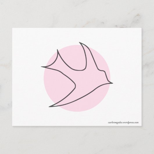 Carte postale Knightingales (rose) (Devant)