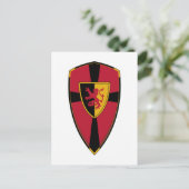Carte postale Knights Shield (Debout devant)