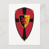 Carte postale Knights Shield (Devant)