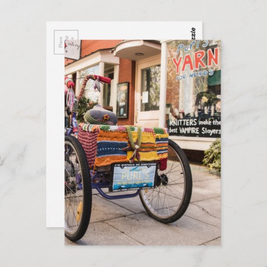 Carte Postale Knit 1, Purl 2 (Devant / Derrière)