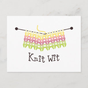 Carte Postale Knit Wit !