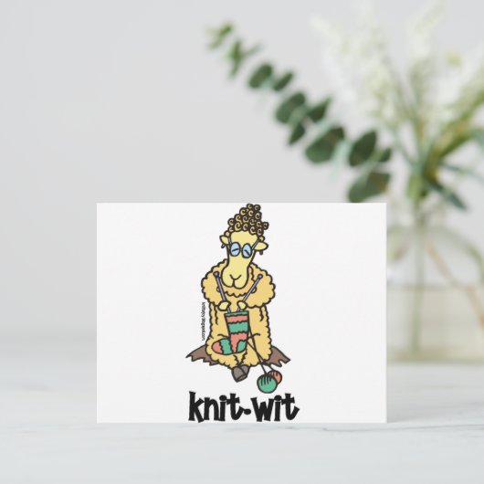 Carte Postale Knit-Wit (Debout devant)
