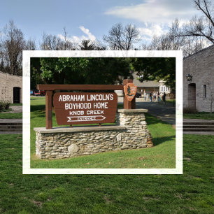 Carte Postale Knob Creek Tavern, Abraham Lincolns Birthplace NHS