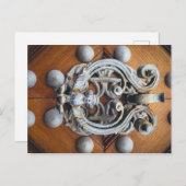 Carte Postale Knocker de porte de Prague (Devant / Derrière)