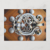 Carte Postale Knocker de porte de Prague (Devant)