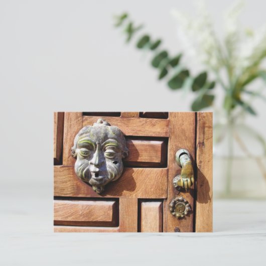 Carte Postale Knocker de porte du Mexique (Debout devant)