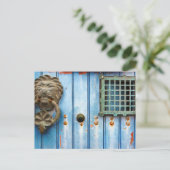 Carte Postale Knocker de porte historique (Debout devant)