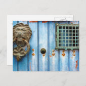 Carte Postale Knocker de porte historique (Devant / Derrière)