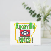 Carte Postale Knoxville Rocks ! (vert) (Debout devant)