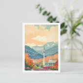 Carte Postale Knoxville, Tennessee Aquarelle (Debout devant)