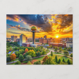 Carte Postale Knoxville, Tennessee, Coucher de soleil
