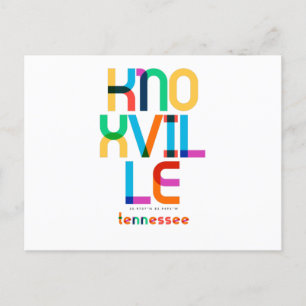 Carte Postale Knoxville Tennessee milieu du siècle, Art Pop,