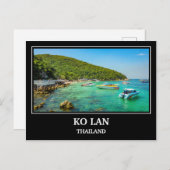 Carte postale Ko Lan Thailand (Devant / Derrière)