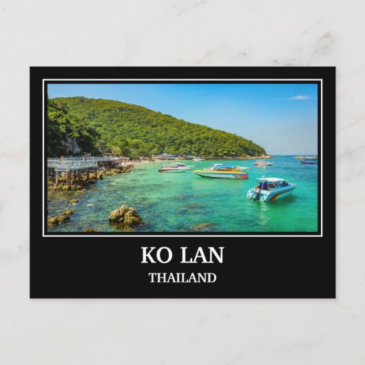 Carte postale Ko Lan Thailand (Devant)