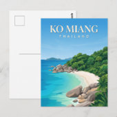 Carte Postale Ko Miang Thaïlande (Devant / Derrière)