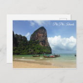 Carte Postale Ko Phi Phi Îles Thaïlande Krabi James Bond (Devant / Derrière)