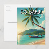 Carte Postale Ko Samui Thaïlande (Devant / Derrière)