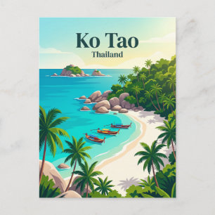 Carte Postale Ko Tao Thaïlande